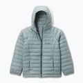 Children's insulated jacket Columbia Powder Lite II Hooded crushed blue