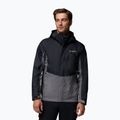 Men's rain jacket Columbia Pouring Adventure III black/city grey