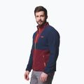 Men's sweatshirt Columbia Sequoia Grove FZ Fleece rich wine/collegiate navy 4