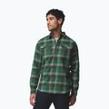 Men's shirt Columbia Flare Gun Stretch Flannel rain forest trails edge plaid 4