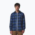 Men's shirt Columbia Flare Gun Stretch Flannel mtn blue trails edge plaid 5