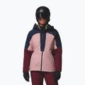 Women's ski jacket Columbia Liftline eraser pink/collegiate navy/rich wine