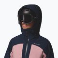Women's ski jacket Columbia Liftline eraser pink/collegiate navy/rich wine 5