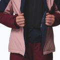 Women's ski jacket Columbia Liftline eraser pink/collegiate navy/rich wine 14