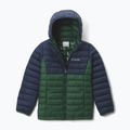 Children's jacket Columbia Powder Lite II Hooded rain forest/collegiate navy 8