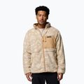 Men's fleece sweatshirt Columbia Winter Pass Reversible canoe/dark stone/peaked tonal