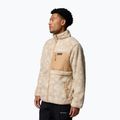Men's fleece sweatshirt Columbia Winter Pass Reversible canoe/dark stone/peaked tonal 4