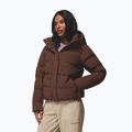 Women's down jacket Columbia Amaze Puff Hooded tobacco 4