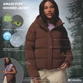 Women's down jacket Columbia Amaze Puff Hooded tobacco 17