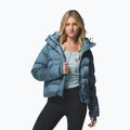 Women's down jacket Columbia Amaze Puff Hooded everblue high shine 5