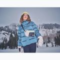 Women's down jacket Columbia Amaze Puff Hooded everblue high shine 16