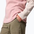 Women's Columbia Benton Springs 1/2 Snap sweatshirt eraser pink/dark stone/tuscan 6