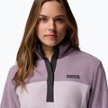 Women's sweatshirt Columbia Benton Springs 1/2 Snap lavender pearl/shale purple/shark 5