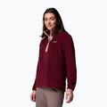 Women's sweatshirt Columbia Benton Springs 1/2 Snap rich wine/eraser pink 4