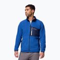 Men's fleece sweatshirt Columbia Fast Trek Overlay Full Zip mt blue/coll navy