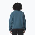 Women's fleece sweatshirt Columbia Helvetia II Cropped Half Snap Fleece everblue/crushed blue/citron haze 3