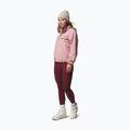 Women's fleece sweatshirt Columbia Helvetia II Cropped Half Snap Fleece eraser pink/fig/rich wine 2