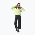 Women's fleece sweatshirt Columbia Helvetia II Cropped Half Snap Fleece citron haze/black/compass blue 4