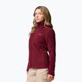 Women's fleece sweatshirt Columbia Fast Trek II rich wine 4