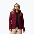 Women's fleece sweatshirt Columbia Fast Trek II rich wine 5