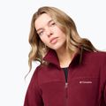 Women's fleece sweatshirt Columbia Fast Trek II rich wine 6