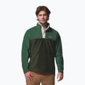 Men's sweatshirt Columbia Steens Mountain Half Snap II greenscape/rainforest