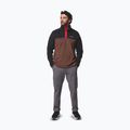 Men's sweatshirt Columbia Steens Mountain Half Snap II tobacco/black/mtn red 2