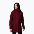 Women's long fleece jacket Columbia Panorama Long rich wine