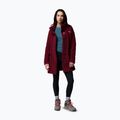 Women's fleece coat Columbia Panorama Long rich wine 2