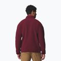 Men's fleece sweatshirt Columbia Helvetia II Half Snap Fleece rich wine 3
