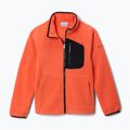 Children's fleece sweatshirt Columbia Fast Trek IV Fleece Full Zip zing/black