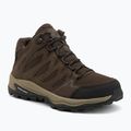 Men's trekking boots Columbia Redmond IV Mid Wp cordovan/tangy orange