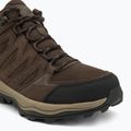 Men's trekking boots Columbia Redmond IV Mid Wp cordovan/tangy orange 6
