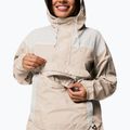 Women's wind jacket Columbia Challenger II Windbreaker dark stone/white 6