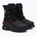 Men's snow boots Sorel Caribou Horizon black/bright 4