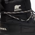 Women's snow boots Sorel Whitney III Slip-On Wp black/sea salt 8