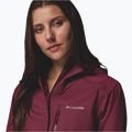 Women's rain jacket Columbia Pouring Adventure III rich wine 6