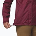 Women's rain jacket Columbia Pouring Adventure III rich wine 8