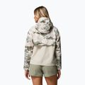 Women's wind jacket Columbia Spire Valley Printed Windbreaker safari fieldaze print/dark stone 3