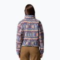 Women's fleece sweatshirt Columbia Helvetia II Printed Cropped Half Snap sea salt/retrotee 3