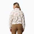 Women's fleece sweatshirt Columbia Helvetia II Printed Cropped Half Snap seasalt/sprayflower 3