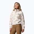 Women's fleece sweatshirt Columbia Helvetia II Printed Cropped Half Snap seasalt/sprayflower 4