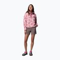 Women's fleece sweatshirt Columbia Helvetia II Printed Cropped Half Snap rosette/sprayflower 2