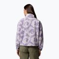 Women's fleece sweatshirt Columbia Helvetia II Printed Cropped Half Snap stormwatch/sprayflower 3