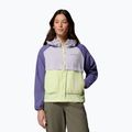 Women's wind jacket Columbia Spire Valley Windbreaker citron haze/lavender pearl/stormwatch