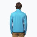 Men's trekking sweatshirt Columbia Triple Canyon Grid Fleece Full Zip II compass blue heather/black 3