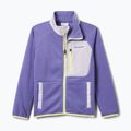 Children's fleece sweatshirt Columbia Fast Trek V Full Zip stormwatch/lavender pearl