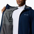 Men's softshell jacket Columbia Trailborne 2.5L collegiate navy 10