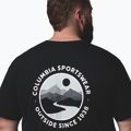 Men's T-shirt Columbia CSC Outdoor back graphic black/scoped view 6