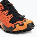 Men's Salomon Speedcross 6 redora/black/turmer running shoes 7